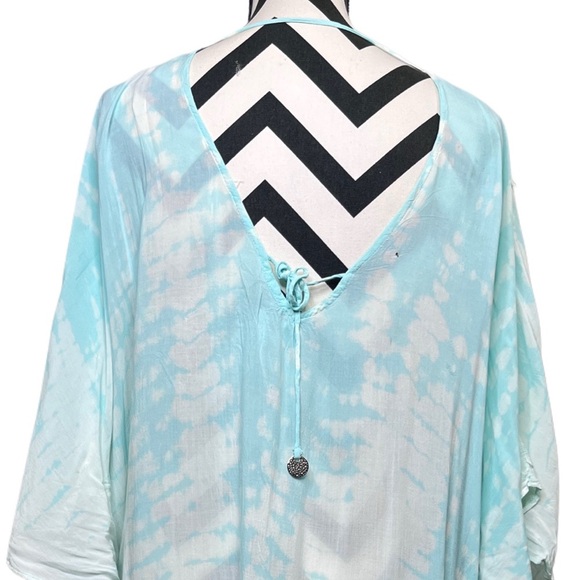 NWT Surf Gypsy Beachy Boho Sz M Embroidered Beach Cover Up Tunic - Picture 5 of 16